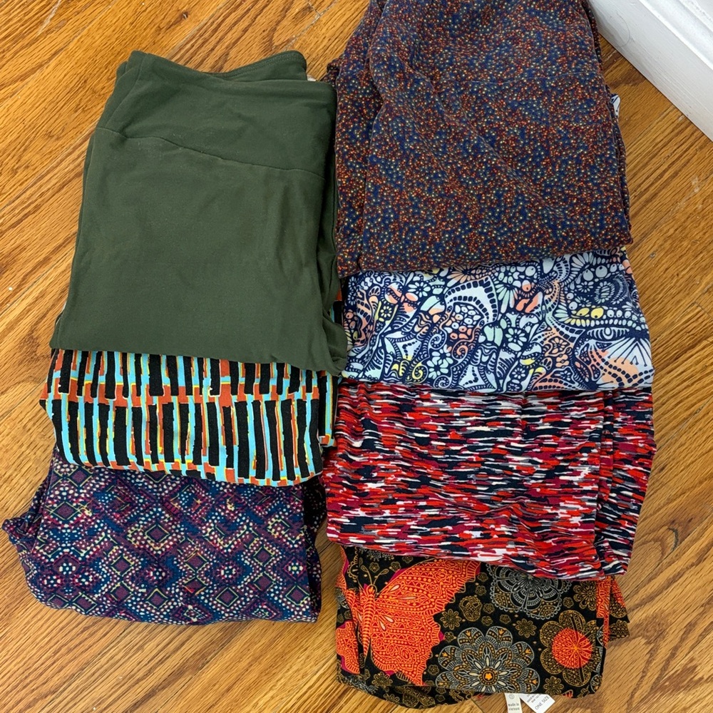 LuLaRue Leggings 7 pairs
